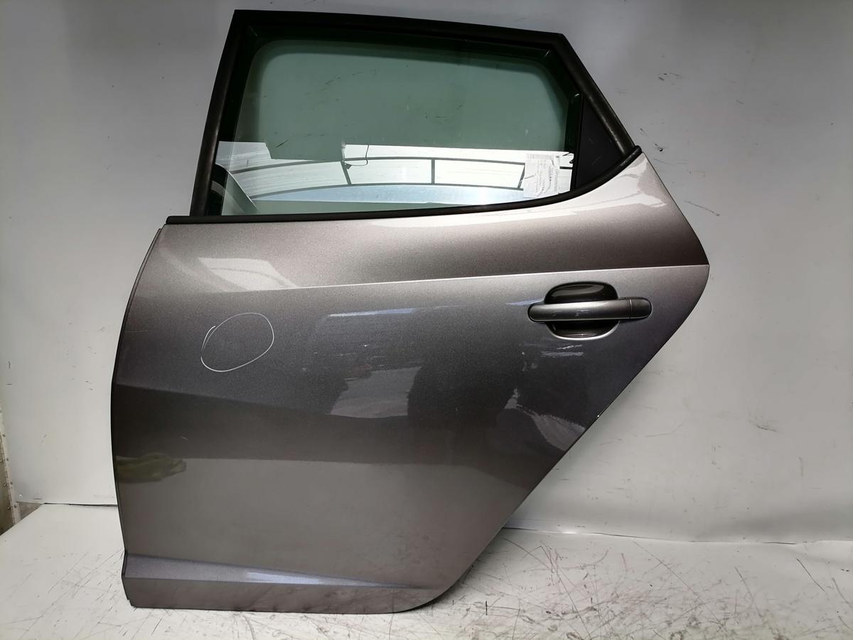 Seat Ibiza 6J original T&uuml;r hinten links LS7K Graumetallic Flie&szlig;heck Bj.2015